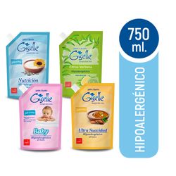 Jabón Líquido Giselle Surtido Doypack 750 ml