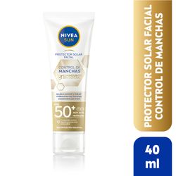 Bloqueador Nivea Control de Manchas FPS 50+ 40 ml