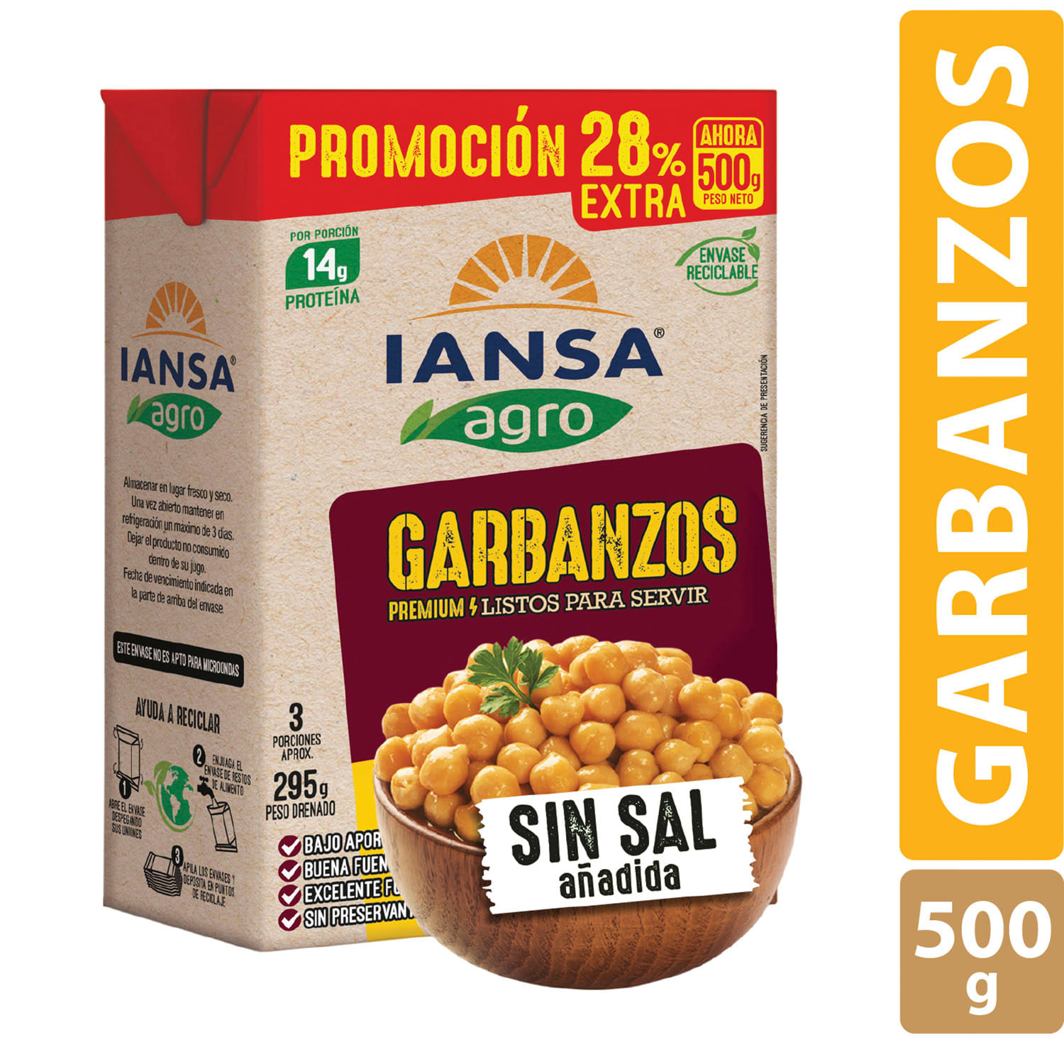 Garbanzos Listos 500 g