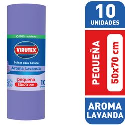 Bolsa de Basura Virutex Aroma Lavanda 50 x 70 cm 10 un.