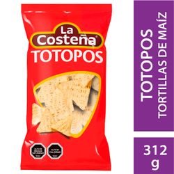 Totopos de Maíz La Costeña 312 g