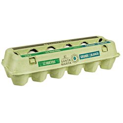 Huevos Santa Marta Grandes Blancos 12 un.