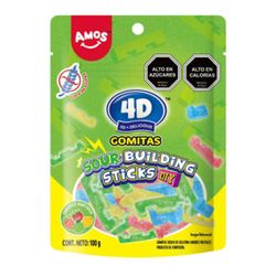 Gomitas Amos Bloques Ácidos 100 g