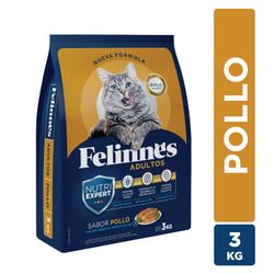 Alimento Gato Adulto Felinnes Pollo 3 kg