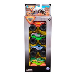 Pack 4 Autos Monster Jam 1:72