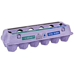 Huevos Extra Blancos Santa Marta 12 un.