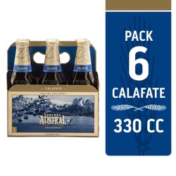 Pack 6 un. Cerveza Austral Calafate Ale 5.0° 330 cc