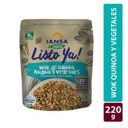 Wok de Quinoa Andina Plato Listo Ya! 220 g
