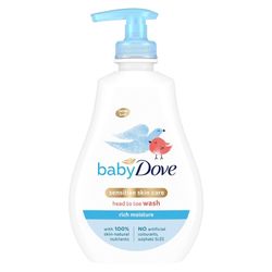 Jabón Líquido Baby Dove Rich Moist 400 ml
