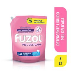 Detergente Líquido Fuzol Piel Delicada Doypack 3 L