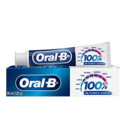 Pasta Dental Oral-B 100% de Tu Boca Cuidada 95 ml