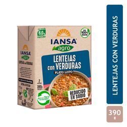 Lentejas Iansa Agro con Verduras Listas 390 g