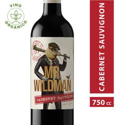 Vino Orgánico Mr Wildman Reserva Cabernet Sauvignon 750 cc