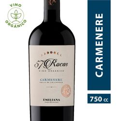Vino Orgánico 57 Rocas Carmenere 750 cc