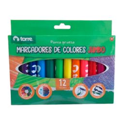Plumones de Dibujo 12 Colores