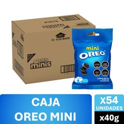Caja 54 un. Galletas Oreo Mini Sabor Original 40 g