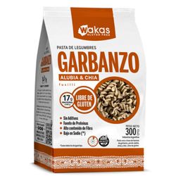 Pasta de Legumbres Wakas Garbanzo, Chía y Alubia 300 g