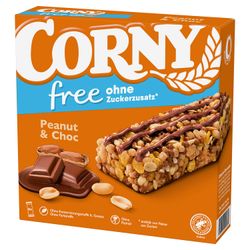 Barra de Cereal Corny Free Maní Nougat 20 g 6 un.