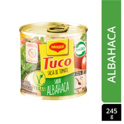 Salsa de Tomate Maggi Tuco Sabor Albahaca 245 g