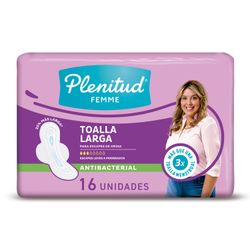 Toallas Higiénicas Plenitud Femme Larga 16 un.
