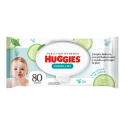 Toallas Húmedas Huggies Cuidado 4 en 1 - 80 un.