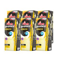 Pack 6 un. Leche Soprole Protein Vainilla 200 ml