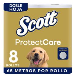 Papel Higiénico Scott Protect Care 65 m 8 un.