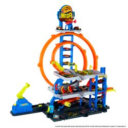 Pista de Juguete Mega Garage Hot Wheels