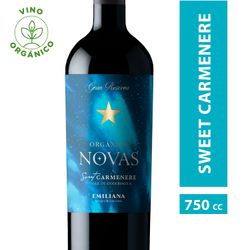 Vino Orgánico Novas Sweet Carmenere 750 cc