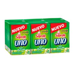 Pack 6 un. Bebida Láctea Uno Manzana 80 ml