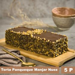 Torta Panqueque Manjar Nuez 5 Porciones
