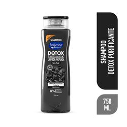 Shampoo Ballerina Detox Purificante Carbón Activado Frasco 750 ml