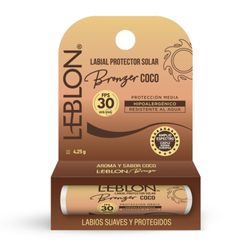 Protector Solar Labios Leblon Bronzer Coco FPS 15 - 4.25 g