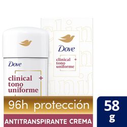 Desodorante Crema Dove Clinical Tono 58 g