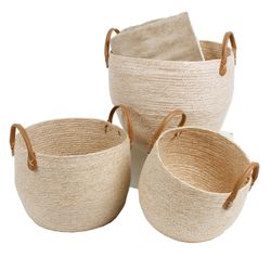 Set 3 Canastos Papel Colección Nativa