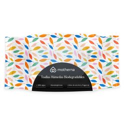 Toallas Húmedas Motherna Bio-Agua Hojas 60 un.