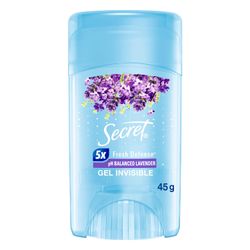 Desodorante Antitranspirante Gel Secret Ph Balanced Lavender Aroma Lavanda 45 g