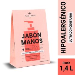 Pack 4 un. Jabón Espuma Casa Nativa Jardín Japonés