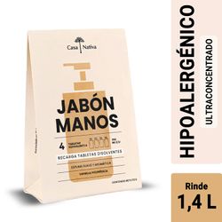 Pack 4 un. Jabón Espuma Casa Nativa Vainilla Polinésica