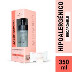 Jabón Espuma Casa Nativa Botella Vidrio Jardín Japonés 350 ml