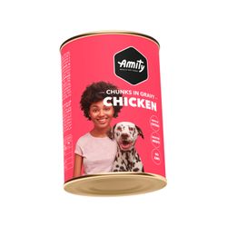 Alimento Húmedo Perro Adulto Amity Pollo 1250 gr