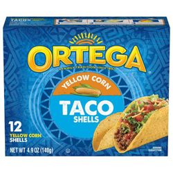 Tortilla Maíz Amarillo Tacos Ortega 117 g