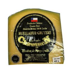Queso Huellahue Gruyere Lácteos Chauquen Trozo 400 g
