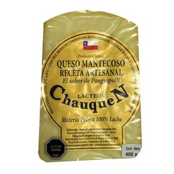 Queso Chanco Chauquen Mantecoso Trozo 400 g