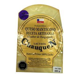 Queso Mantecoso Lácteos Chauquen Sin Lactosa Trozo 400 g