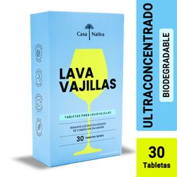 Tabletas Lavavajilla Casa Nativa 30 un.