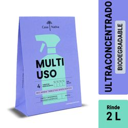 Recarga Limpiador Multiuso Casa Nativa 4 Tabletas Ultraconcentradas 4 un.
