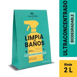 Recargas Limpiador Baño Casa Nativa Tabletas Ultraconcentradas 4 un.