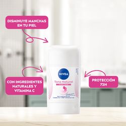 Desodorante Barra Nivea Tono Natural Extra Femenino 54 g