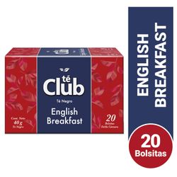 Té Club English 20 un.